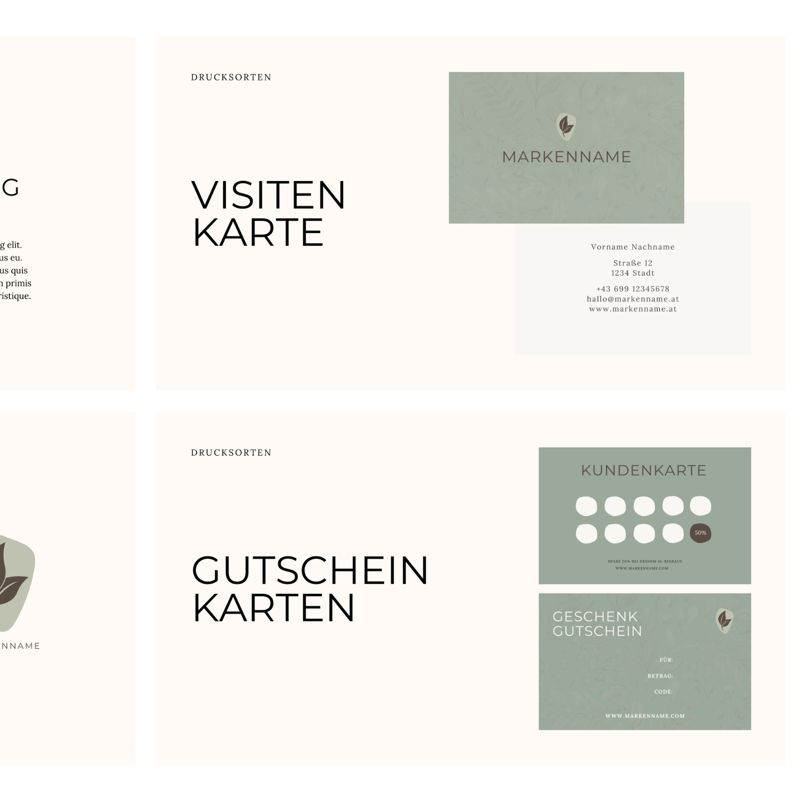 Minimal Nature Branding Kit